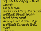 නිශ්පාදන සහයක/නිශ්පාදන සහයිකා