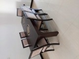 Brand new woodTeek 6 chairs with table