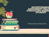 Advertisement Assignment Assistant for Struggling Marketing Student