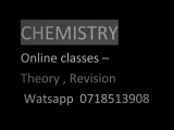 Advanced Level Chemistry - 2022,2023 Theory,Revision
