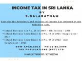 Income tax in Sri Lanka by S. Balaratnam