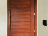 Aluminium wooden colour Door