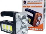 Dual light solar lantren