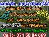Horana, Incoming Rubber cultivated 50 Perches land sale