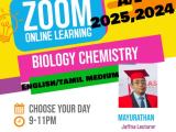 2025. A/L EM/TM Chemistry And Biology Zoom group Classes