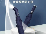 New Umbrella With Led Light Rotatable Handle Sku AZKM535
