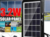 Solar Panel 6V 3.2W With Phone Charger Set