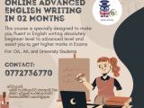 Online English Advanced Writing Class
