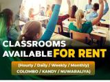 Classroom Facilities available for rent