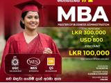 ශ්‍රී ලංකික මහජනයාගේ #1 තේරීම MBA  Master of Business Administration
